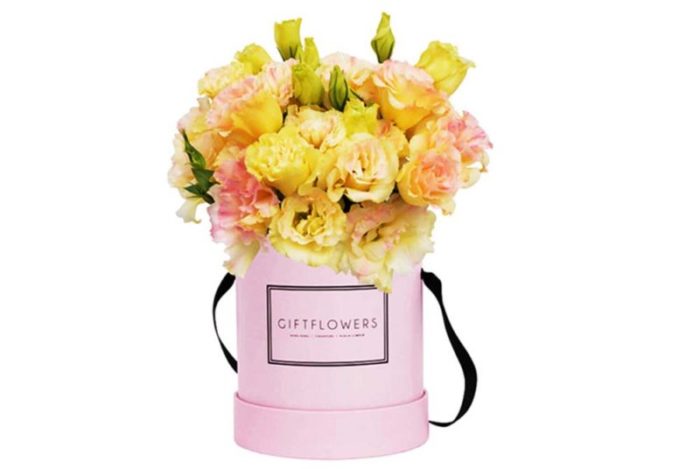 Round Flower Box Bouquet