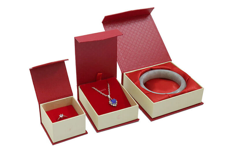 Luxury custom ring jewelry box with logo (GB40)