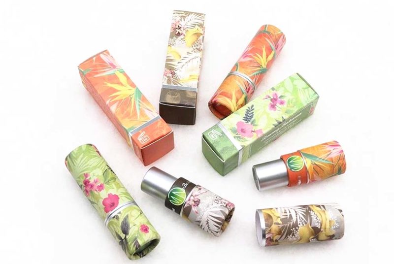 paperboard lip balm container