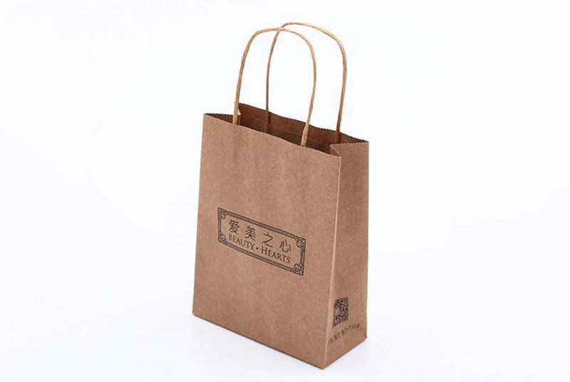 Custom Logo Printed Paper Bag Kraft Paper Shopping Bag Branded Paper Tote  Bag for Promotion Advertising  China Rope Handle and Foil Lined price   MadeinChinacom