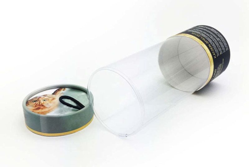 pvc tube packaging box with lid