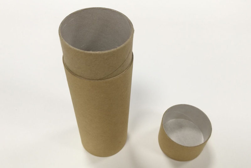 round paper deodorant container