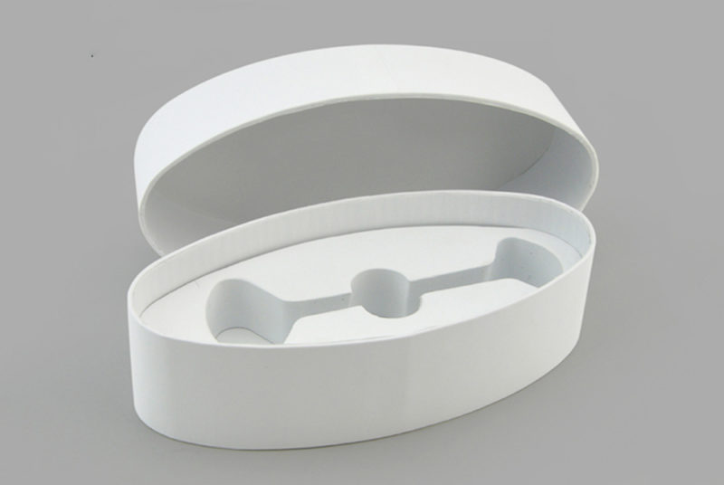 rigid paper oval packaging tubes