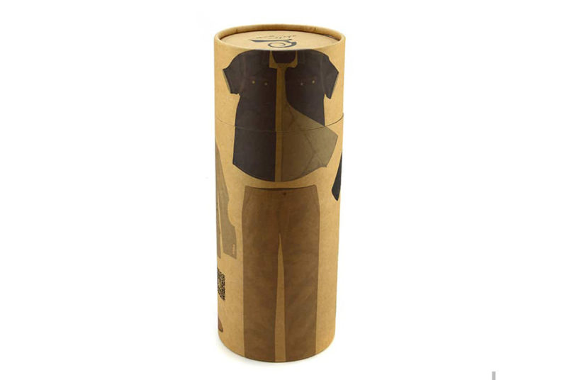 promotional t shirt cardboard tube packaging