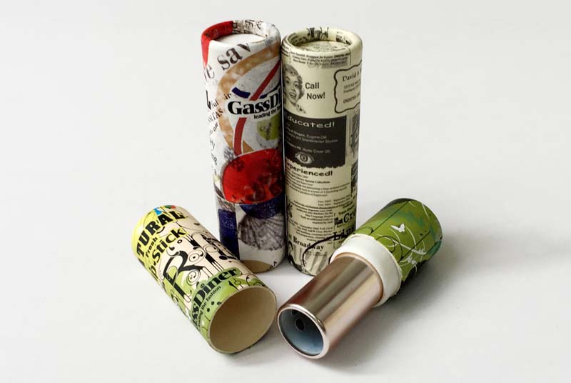 paper compostable lip balm tube