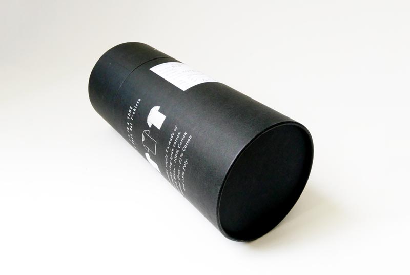 cylinder tube packaging for t-shirt/clothes
