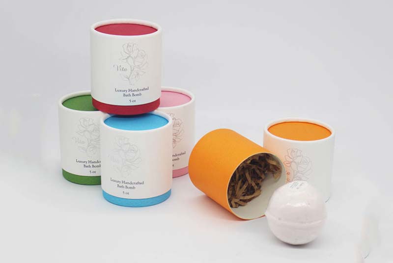 round biodegradable soap packaging boxes