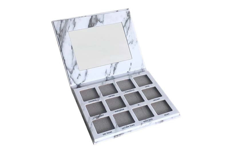 eco paper eyeshadow palette packaging