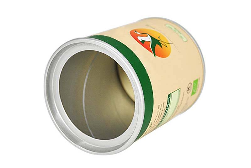 aluminum seal cardboard tube packaging food box