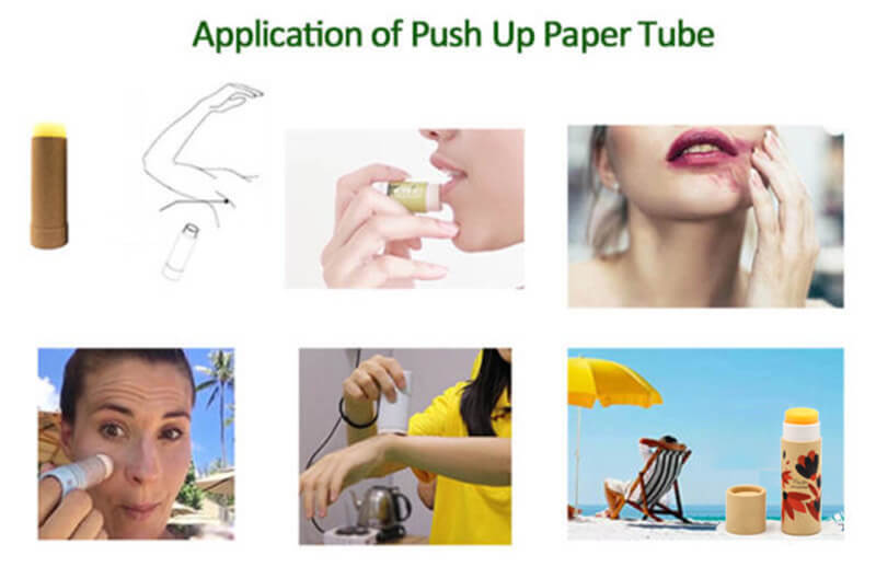 push up paper tubes usage