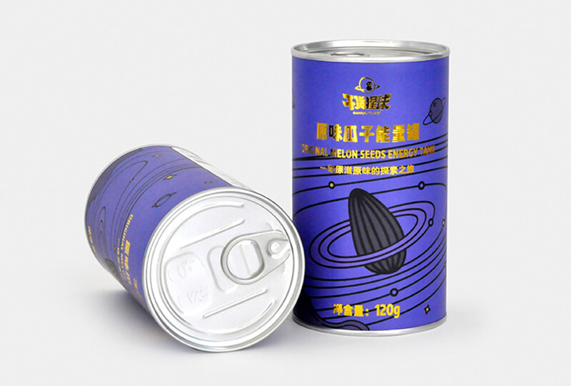 airtight seal paperboard packaging tubes for food