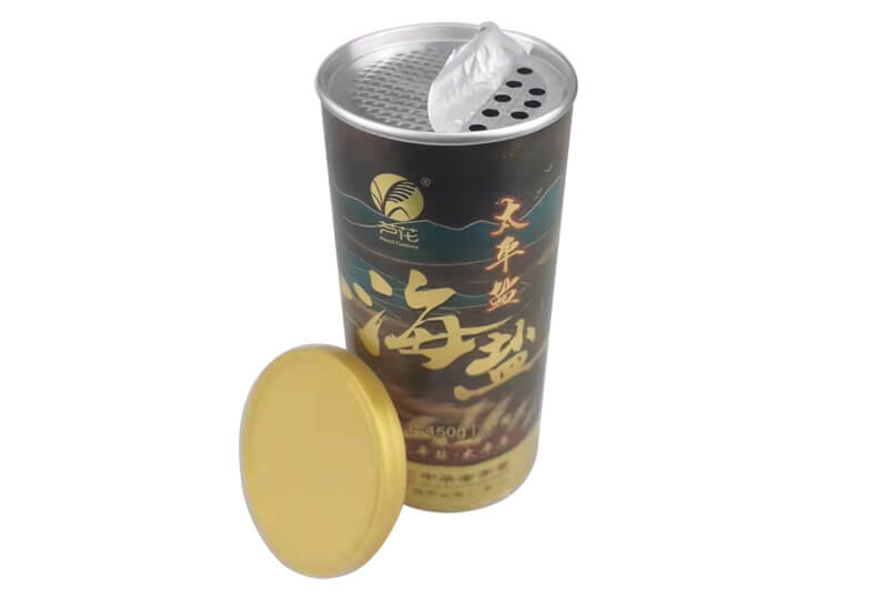 paper tube shaker packaging for powdered food