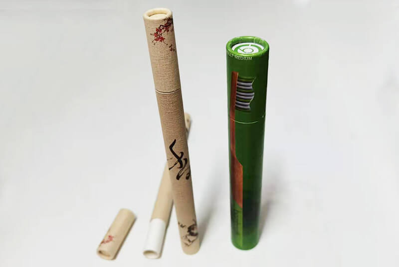 small diameter slim chapstick tube cylinder packaging