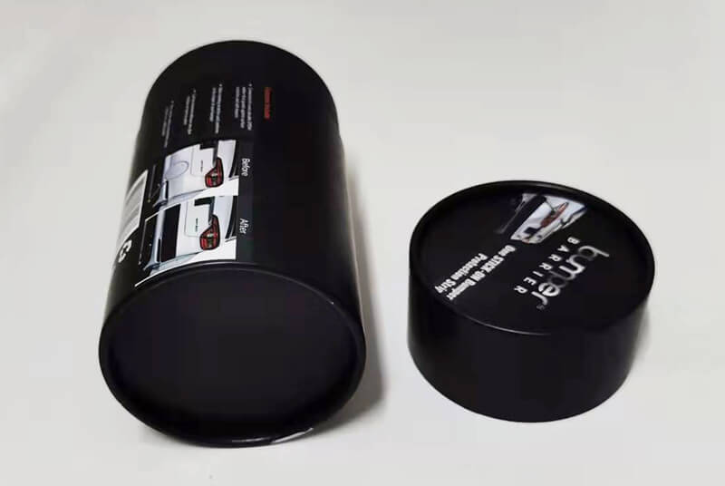 biodegradable tube packaging black color print