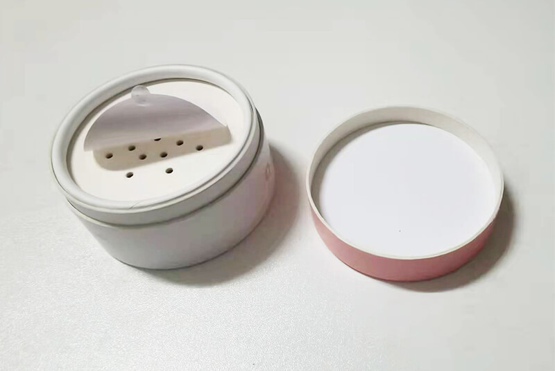 eco friendly cosmetic loose powder jar container
