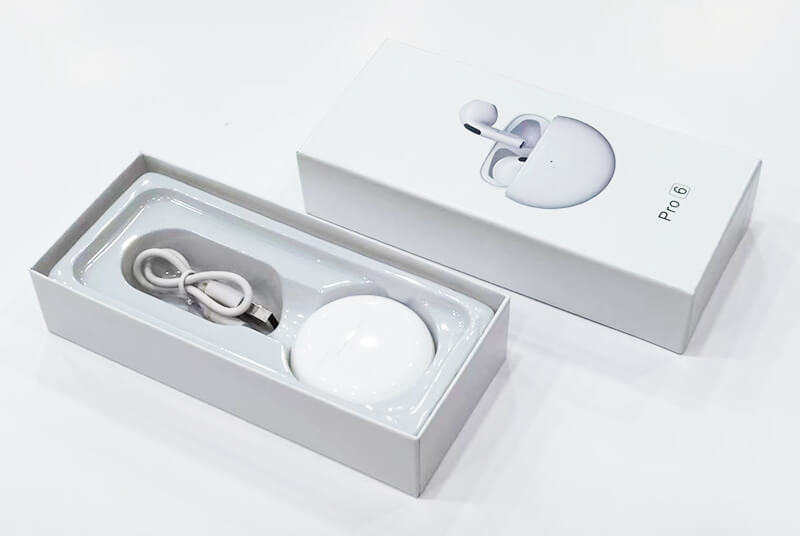 Customized print paper earphone packaging box