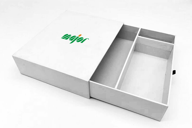 hard gift box with divider compartments