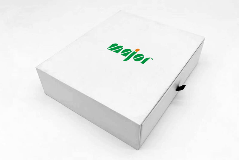recyclable paper sleeve box with partition