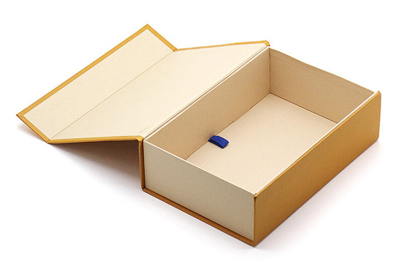 folding box with cover and magnetic lid