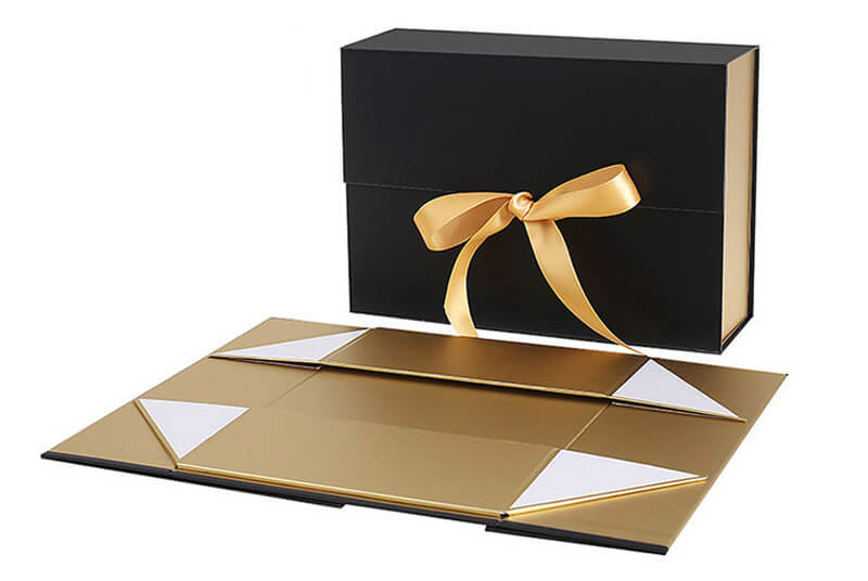 rigid cardboard two door open foldable box