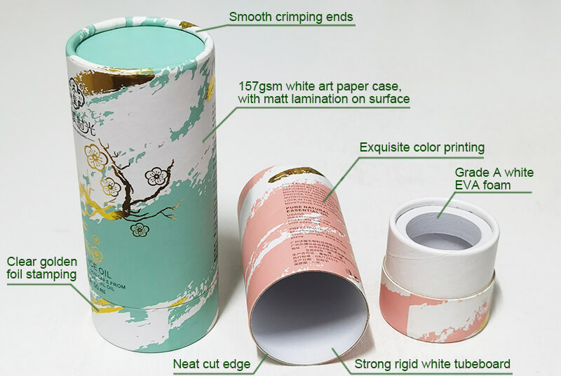 paper packaging box for cosmetic essential oils